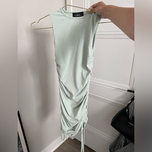 Cider ruched mini dress